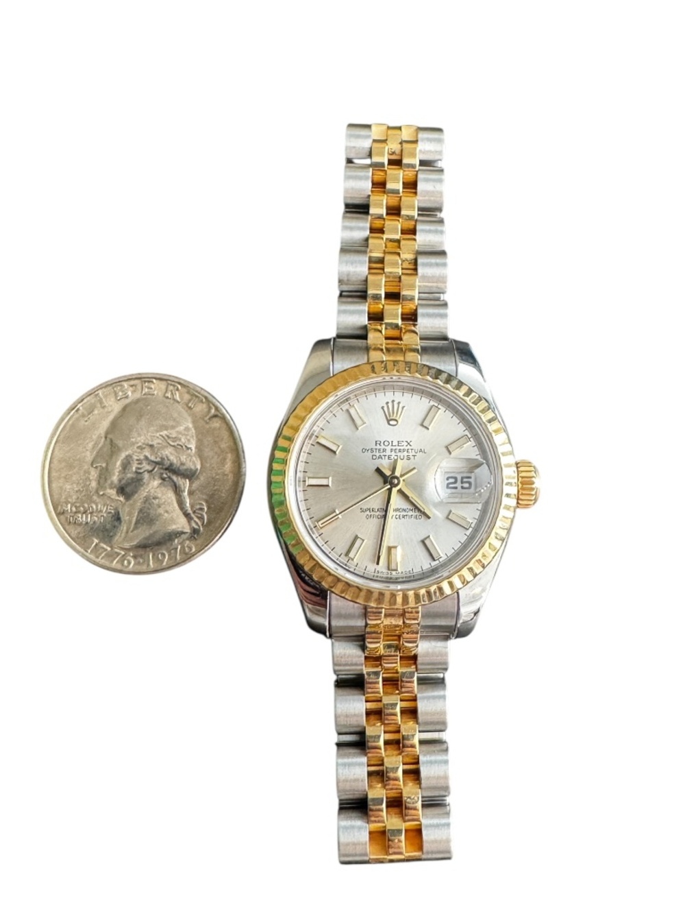 2005/2006 Rolex Ladies Datejust 179173 Watch Jubilee Band Two Tone #24506 - Picture 12 of 12